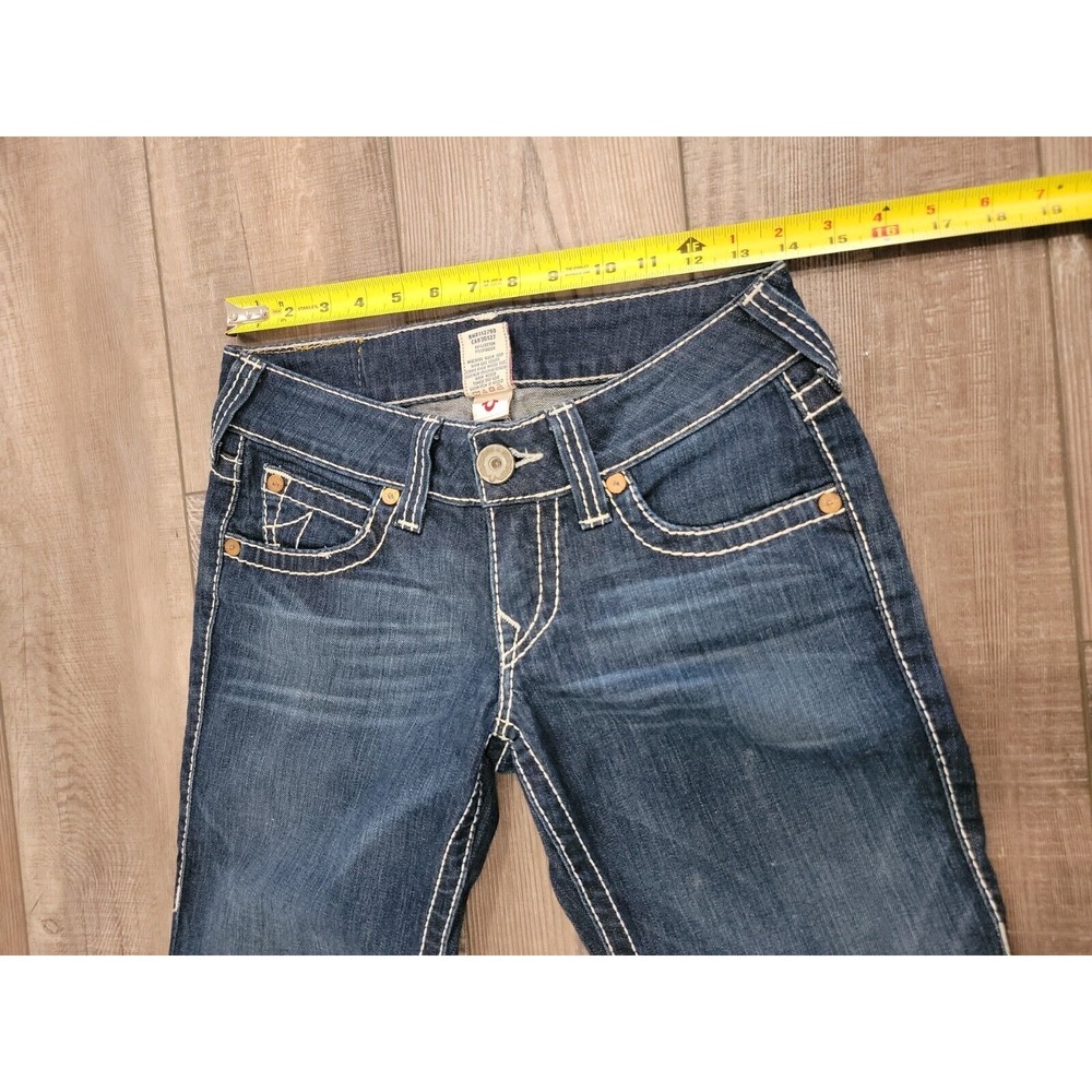 TRUE RELIGION Womens Jeans Bootcut Size 27 Made In Usa - Picture 4 of 13